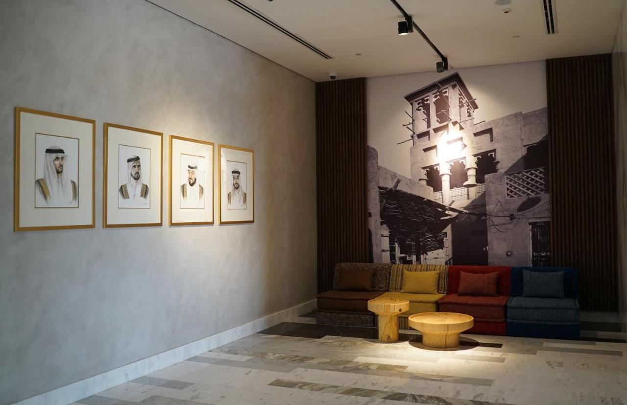 Movenpick Jumeirah Village Triangle Dubái Exterior foto The lobby of the hotel